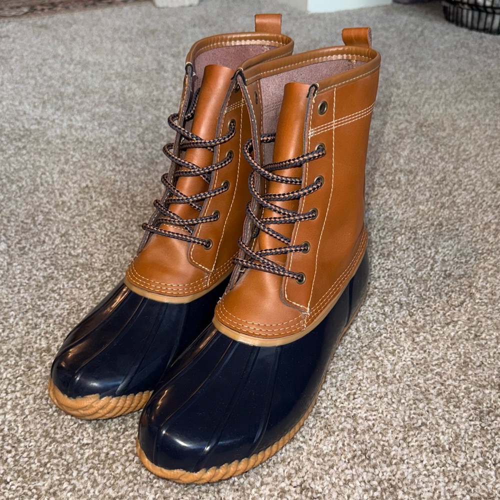 Lands End Women’s Duck Boots 9